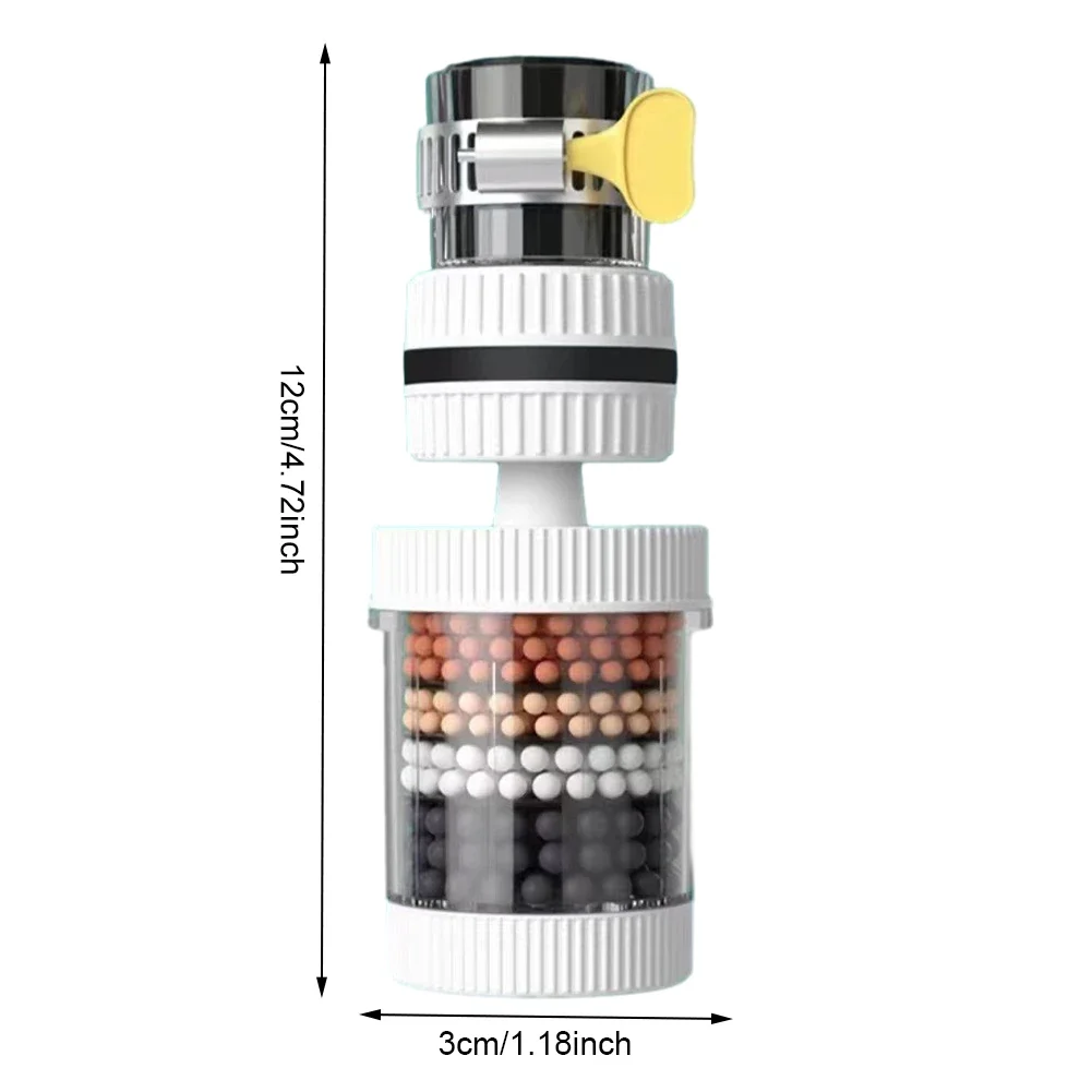 Home Bathroom Shower - Universeller Duschhahn, 6-lagiger Wasserhahn, Wasserfilter, Wasserhahn,