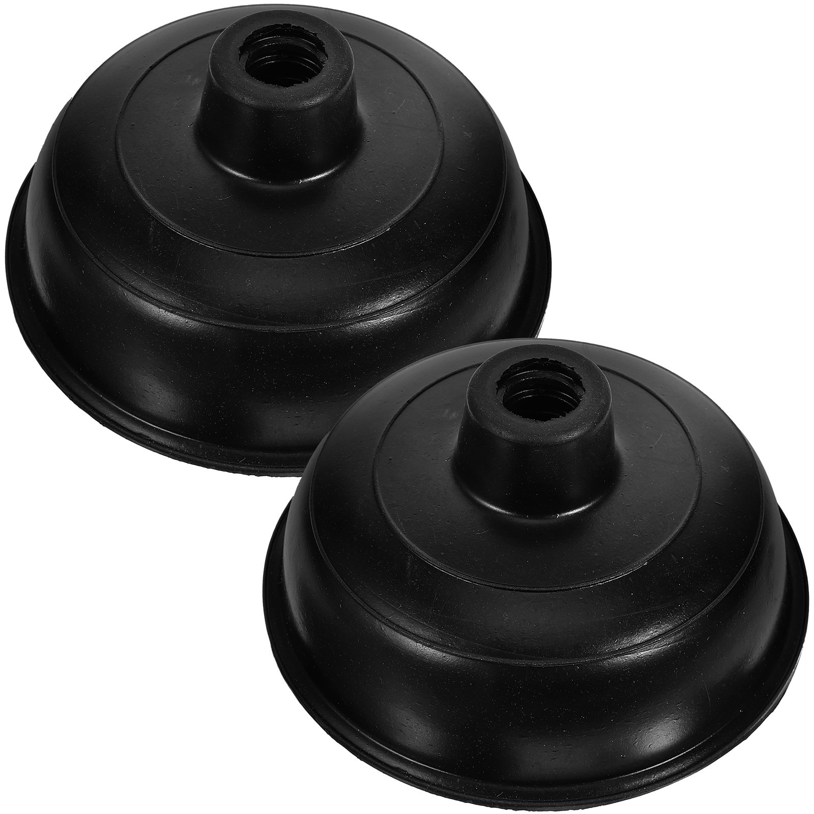 Plunger Toilet - 2 Stück Gummi-Plunger-Ersatzköpfe für Toiletten, Waschbecken