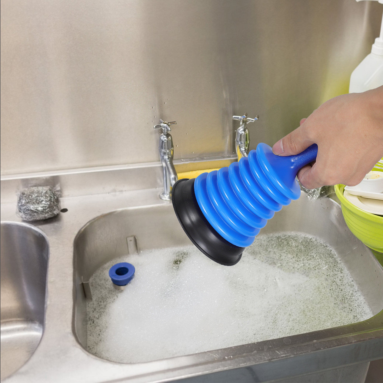 Plunger Toilet - Abflussreiniger für kleine Spülen, geeignet für
