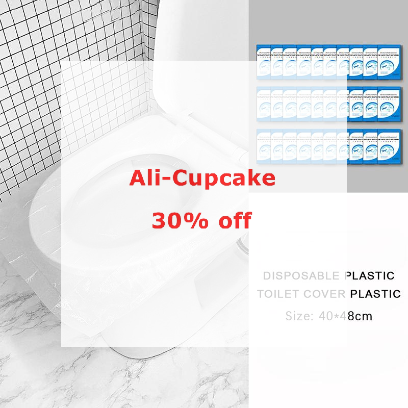 Home Bathroom Mats - 50 Stück Toilettensitz-Abdeckungen, Toilettendeckel für Badezimmerzubehör,
