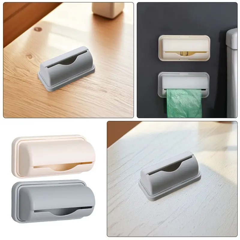 Home Goods Bathroom Storage - 1/2/3/4 Stück Wandmontierter Müllbeutelspender Küchen-Organizer zur
