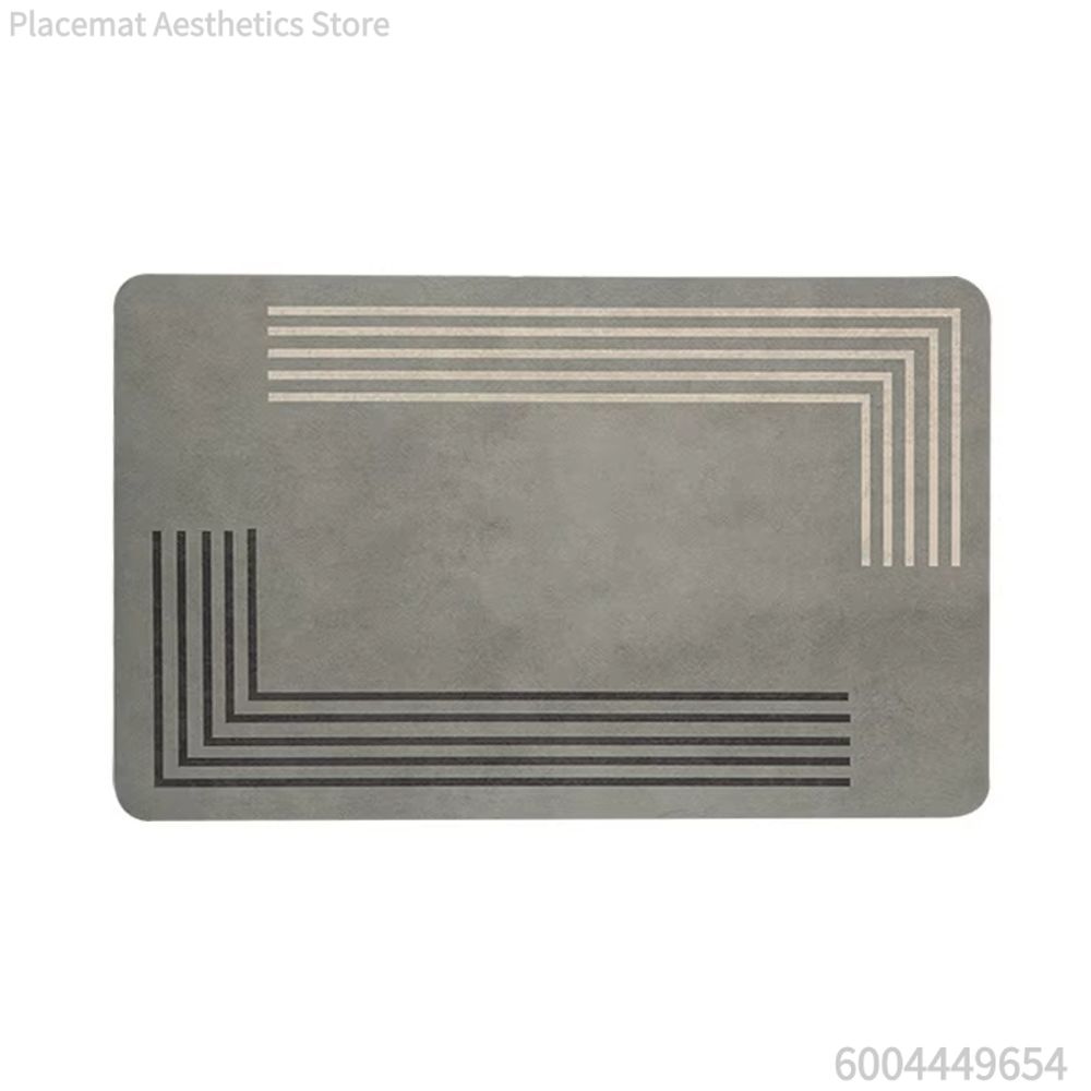 Home Bathroom Rugs - VIKAMA Badezimmer-Wasserabsorbierender Teppich, rutschfeste, schnell trocknende