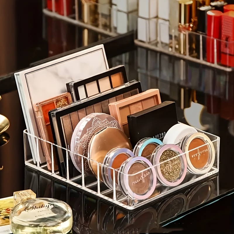 Home Goods Bathroom Storage - 1 Stück 7-Fächer-Kosmetik-Organizer aus durchsichtigem Kunststoff