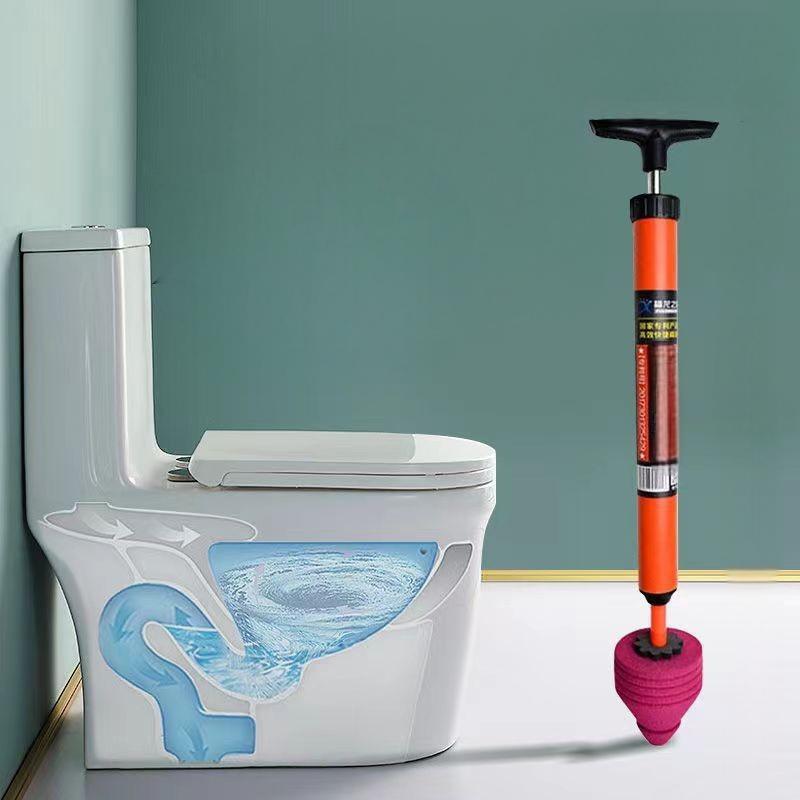 Plunger Toilet - 2 Stück Hochdruck-Lufttoilettenreiniger - Ergonomischer Griff,