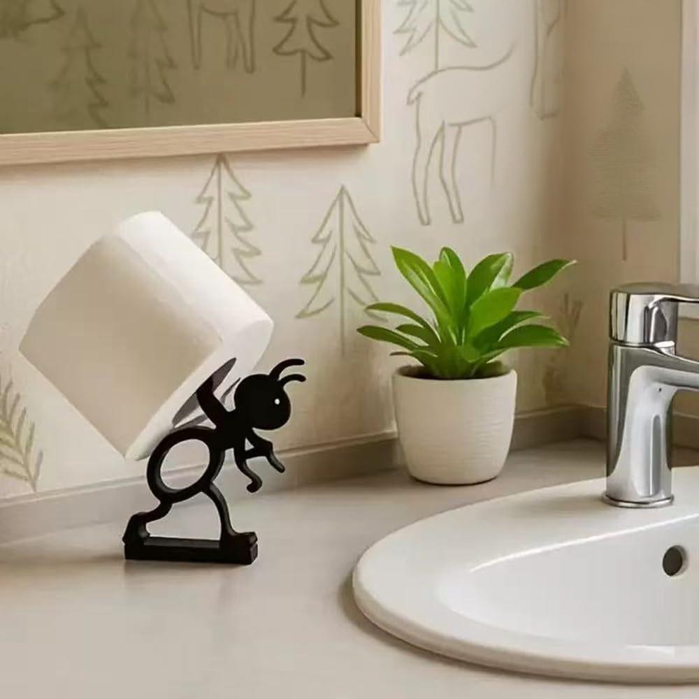 Home Living Bathroom Vanity - 3D gedruckt Ameise Toilettenpapierhalter Dekoration Badezimmer