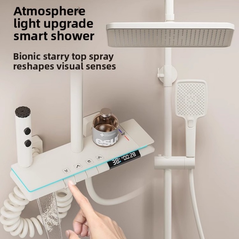 Home Bathroom Shower - Thermostatisches Duschset für Zuhause, Badezimmer-Duschkopf mit