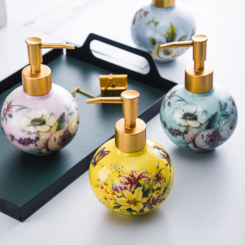Tiny Home Bathroom Kit - 300ml Keramik Unter flasche Farbe Blume