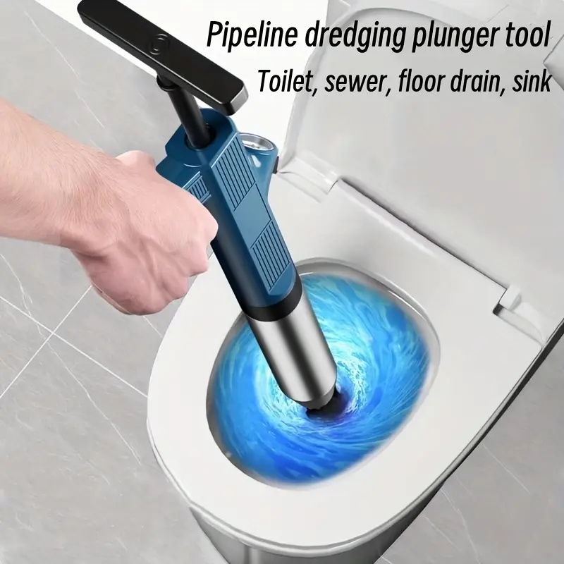 Plunger Toilet - 1 Set Pipeline-Reinigungswerkzeug, Toilettenkolben, professionelle Baggerwerkzeuge,