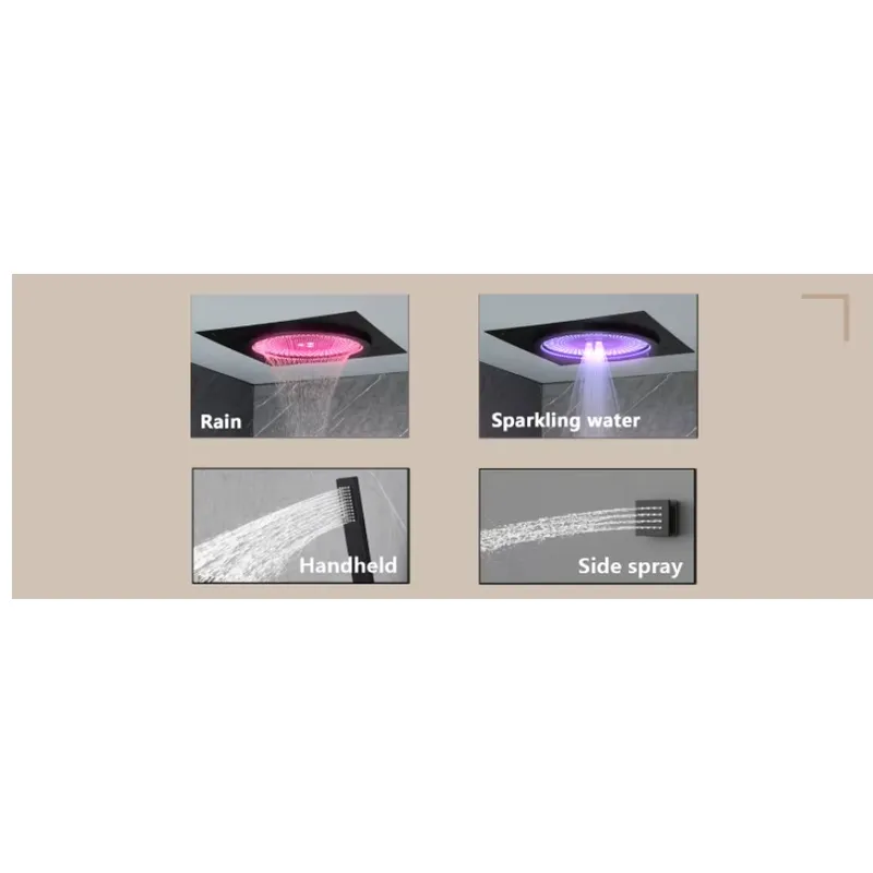 Intelligentes LED-Duschset Bad – Home Bathroom Shower Bewertung und Preis