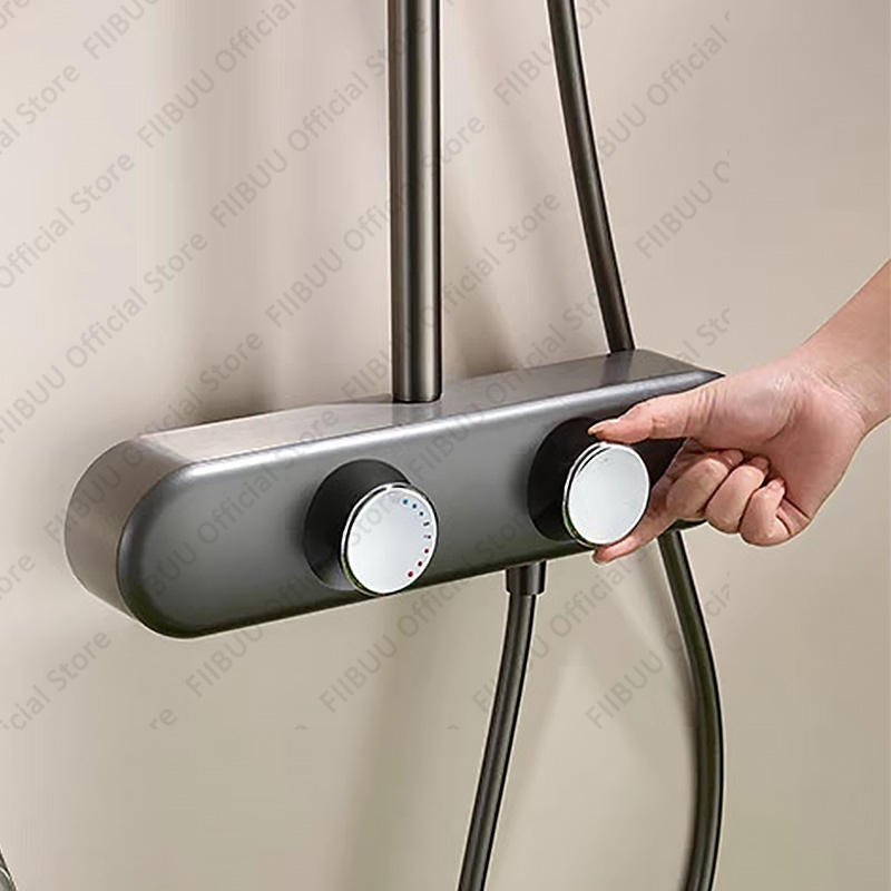 Modernes, stilvolles Duschsyst – Home Bathroom Shower Bewertung und Preis