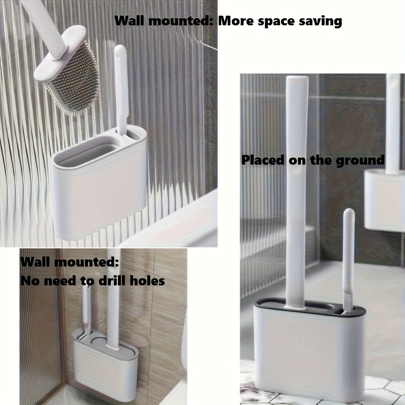Wandmontierte Toilettenbürste, – Home Goods Bathroom Storage Bewertung und Preis