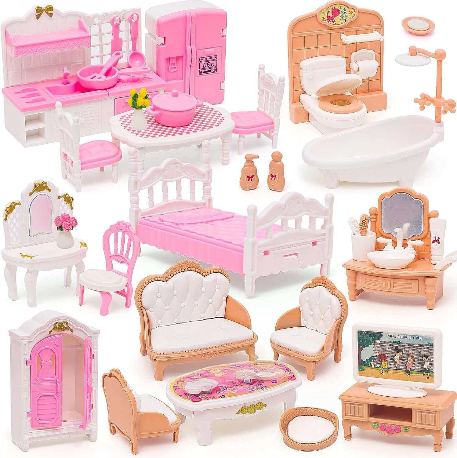 Puppenhaus-Möbel-Set, Zubehör, – Zara Home Bathroom Accessories Bewertung und Preis