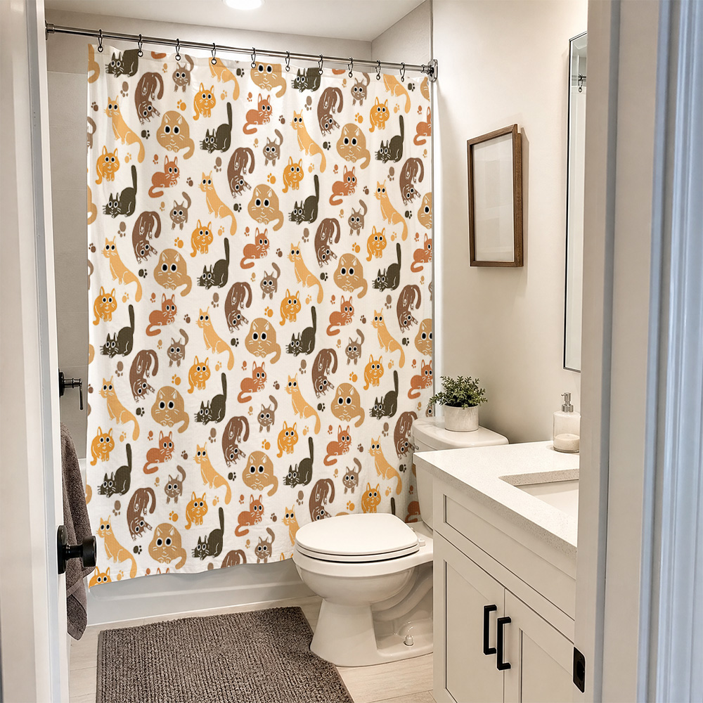Entzückender Duschvorhang mit  – Adorable Home Bathroom Ideas Bewertung und Preis