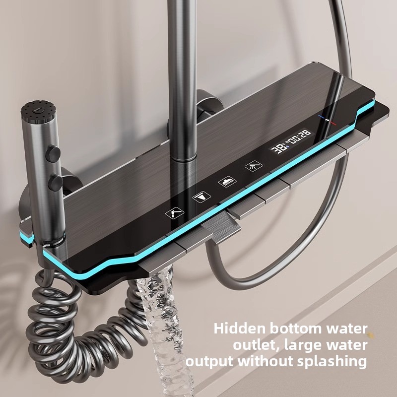 Digitales Duschkopf-Set mit Dr – Home Bathroom Shower Bewertung und Preis