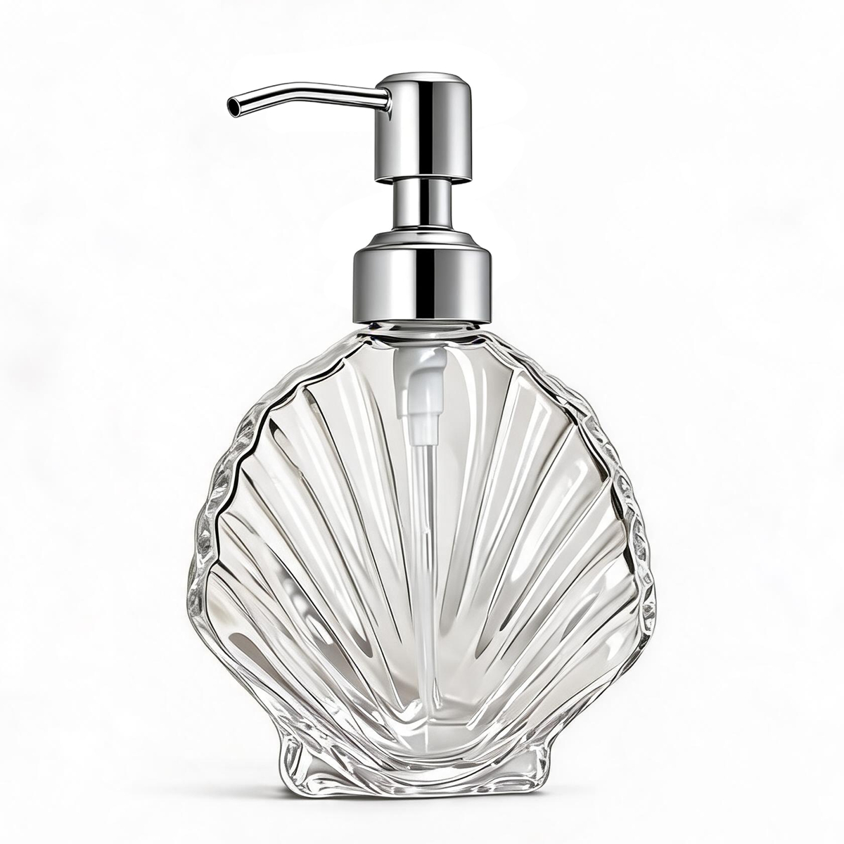 Dekorativer Seashell-Glas-Seif – Home Bathroom Soap Dispenser Bewertung und Preis