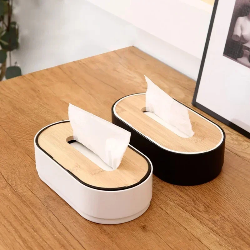 Bambus-Taschentuchbox-Abdeckun – Home Bathroom Paper Towel Dispenser Bewertung und Preis