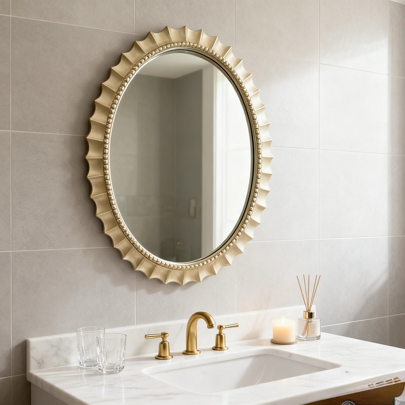 Nordischer Badezimmerspiegel W – Home Living Bathroom Vanity Bewertung und Preis