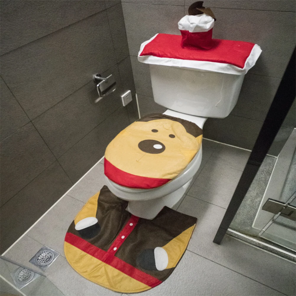 2026 Niedliche Weihnachts-Toil – Home Bathroom Mats Bewertung und Preis