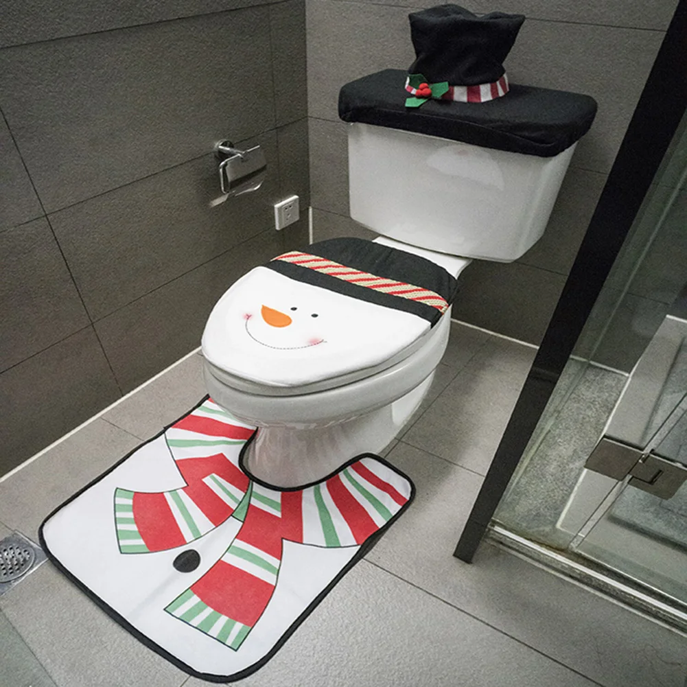 2026 Niedliche Weihnachts-Toil – Home Bathroom Mats Bewertung und Preis