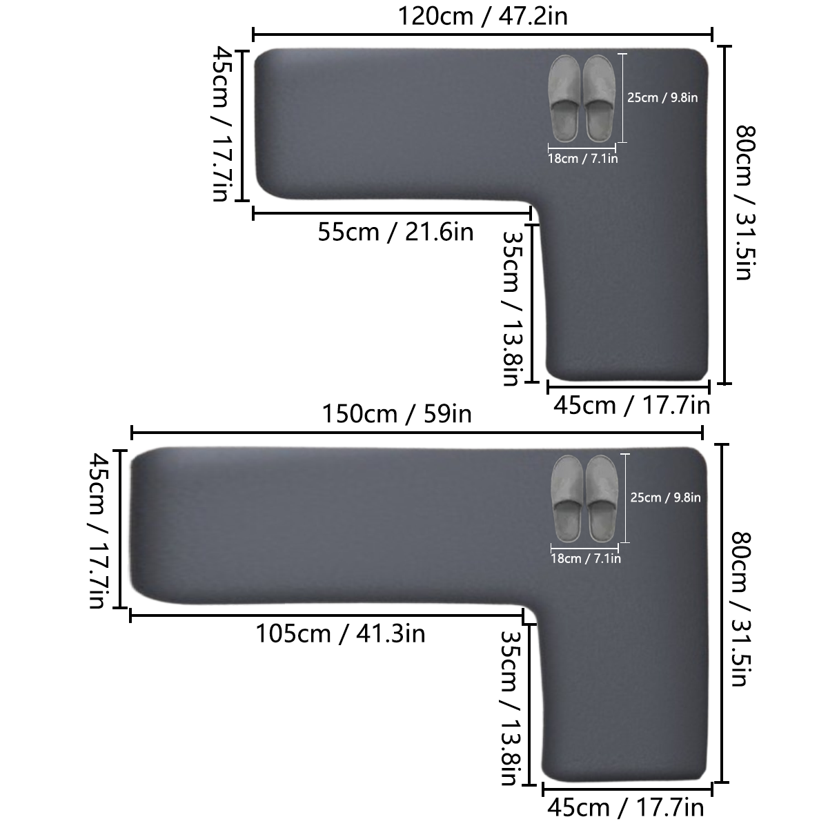 Einfache, verdickte Eckbodenma – Home Bathroom Rugs Bewertung und Preis