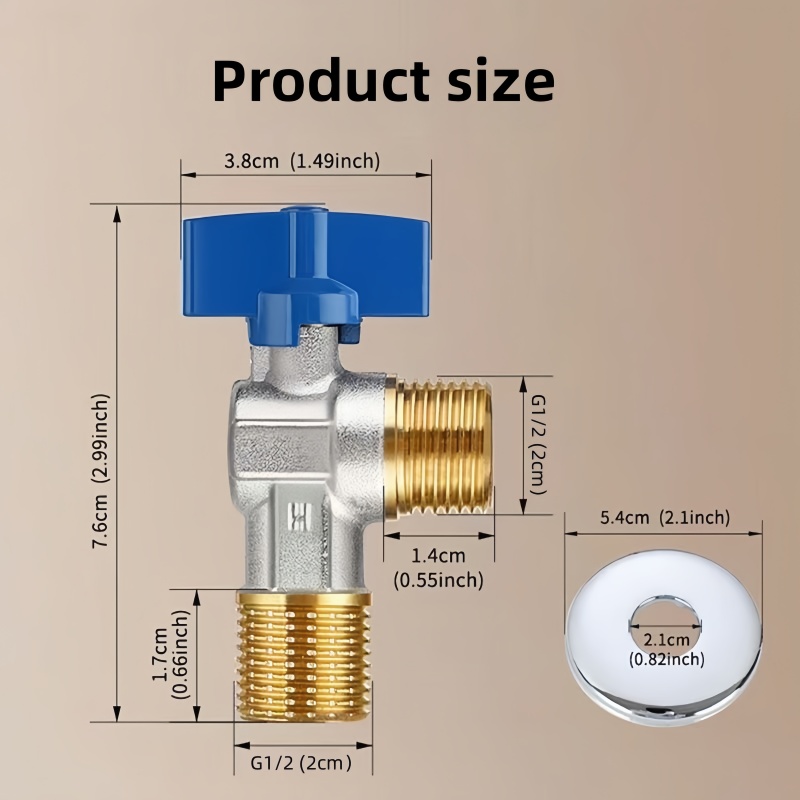 Badezimmer-Winkelventil-Set au – Home Bathroom Water Heater Bewertung und Preis