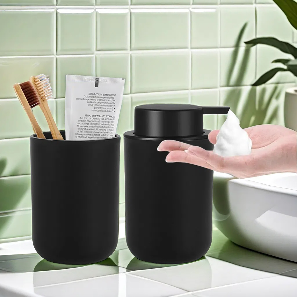Handseifenschaumbereiter, Scha – Home Bathroom Soap Dispenser Bewertung und Preis