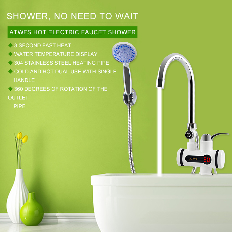 ATWFS 3000 W Durchlauferhitzer – Home Bathroom Water Heater Bewertung und Preis