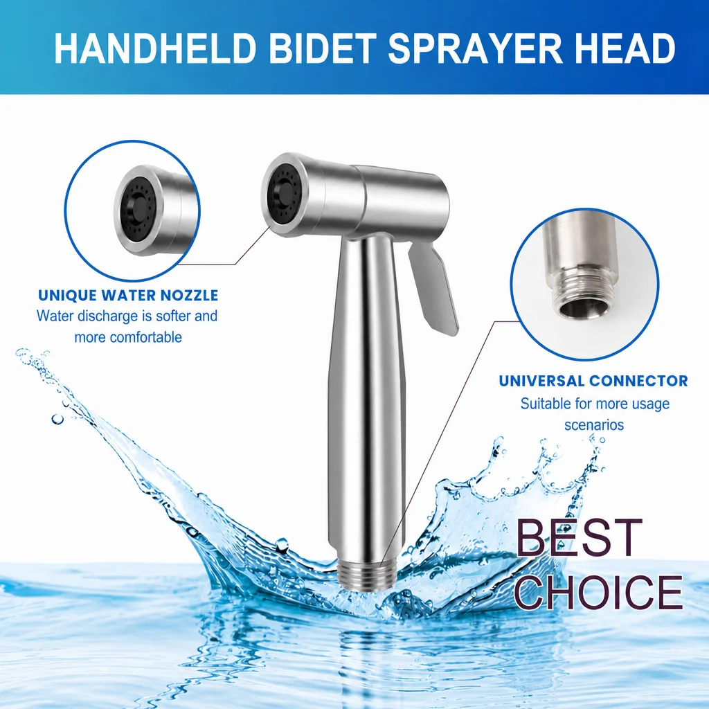 Tragbarer Handbrause-Bidet-Spr – Plunger Toilet Bewertung und Preis