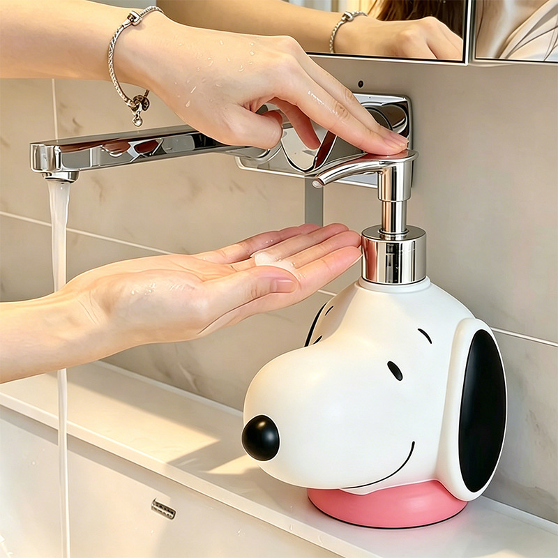 Kawai Cartoon Snoopy Seifenspe – Home Bathroom Soap Dispenser Bewertung und Preis
