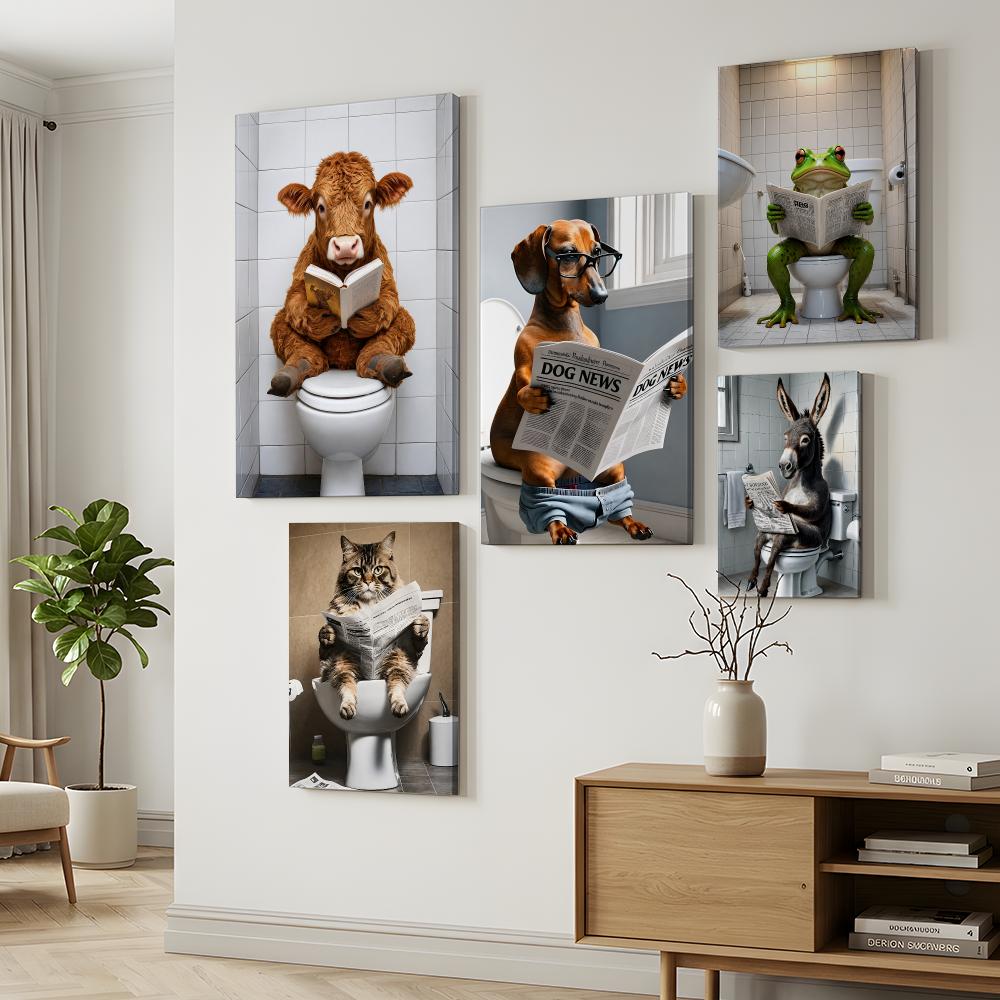 Badezimmer-Wandbild: Katze bei – Home Bathroom Wall Art Bewertung und Preis