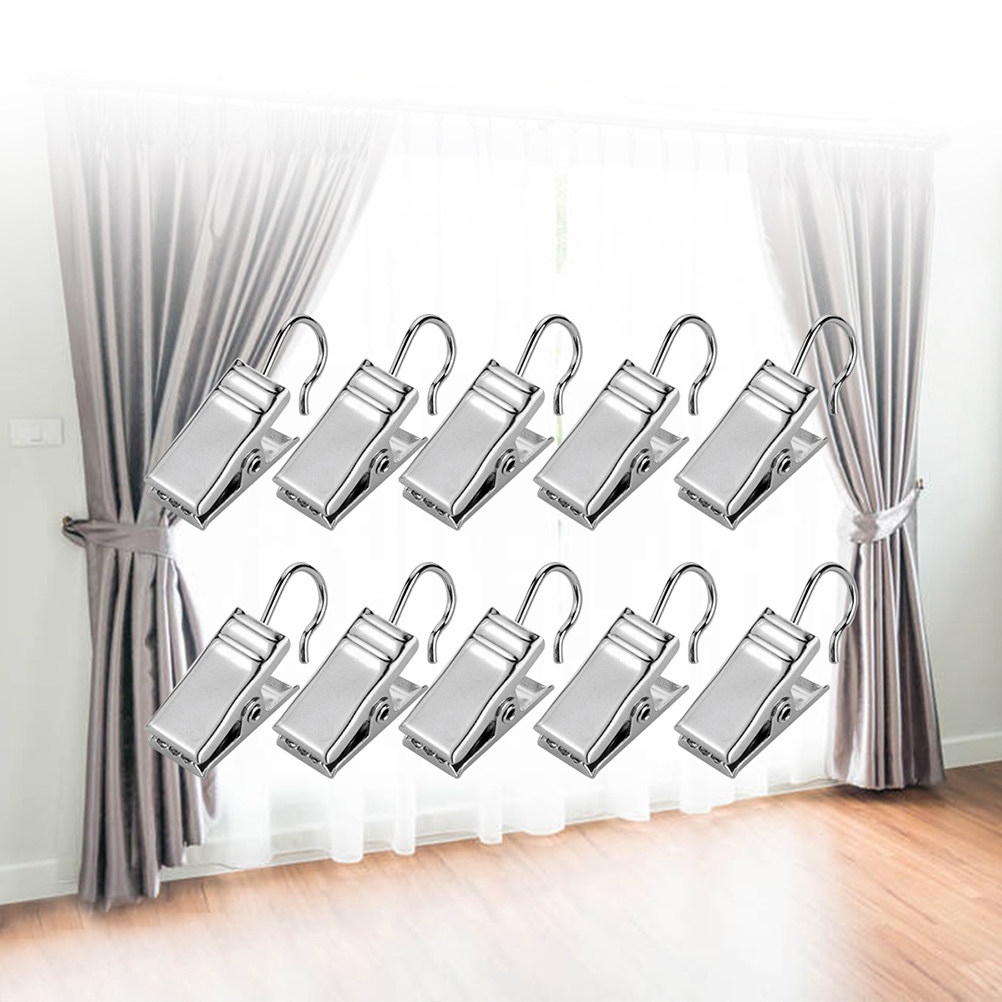 50 Stück Metall-Vorhanghaken,  – Home Bathroom Design Simple Bewertung und Preis