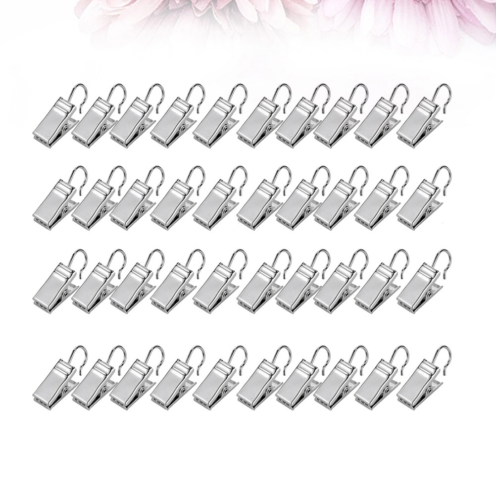 50 Stück Metall-Vorhanghaken,  – Home Bathroom Design Simple Bewertung und Preis