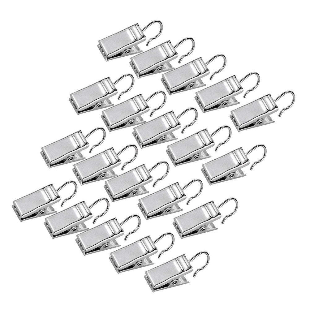 50 Stück Metall-Vorhanghaken,  – Home Bathroom Design Simple Bewertung und Preis